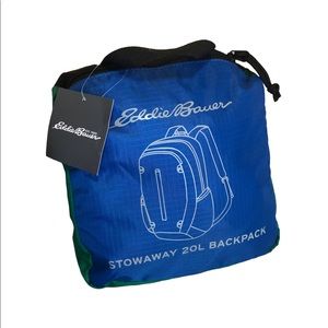 NWT Eddie Bauer Stowaway 20 L Backpack